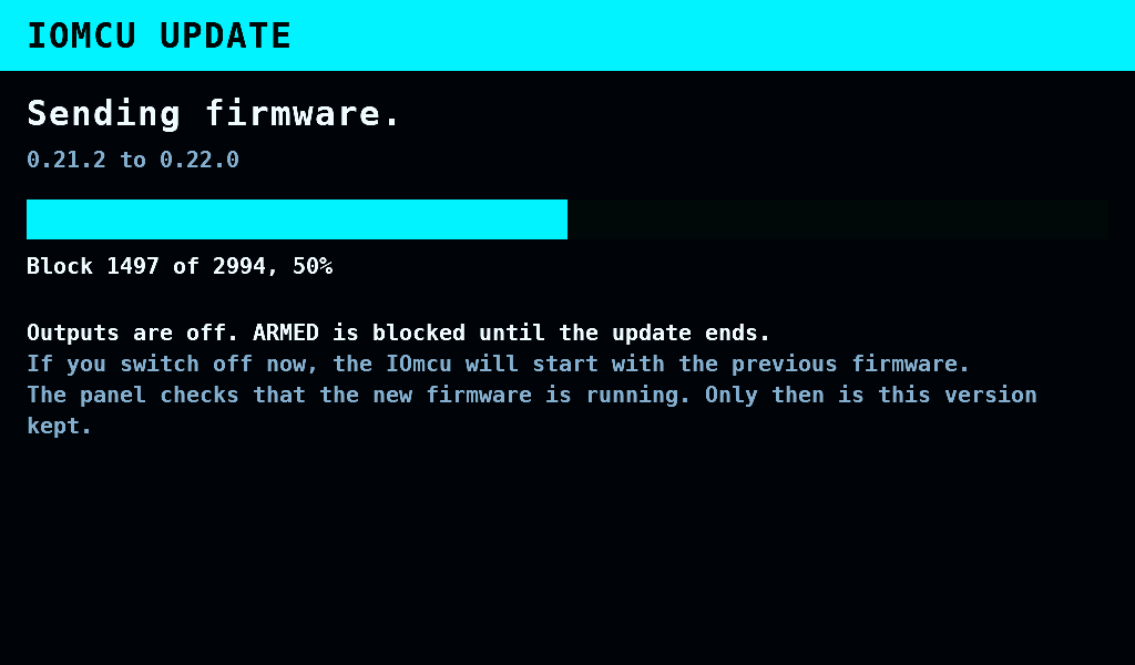 Sending firmware.