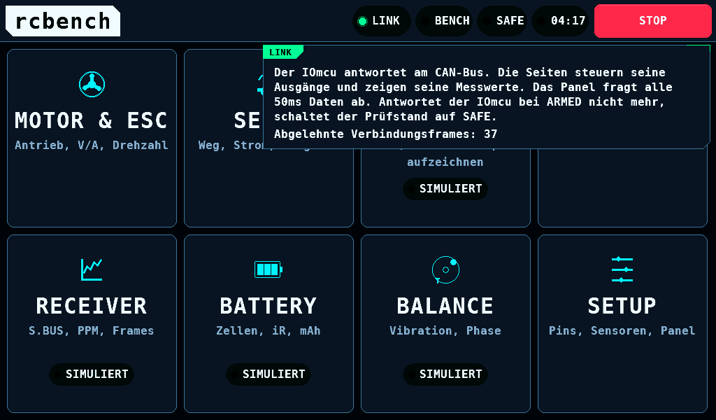 VERBINDUNG mit 37 abgelehnten Link-Frames
