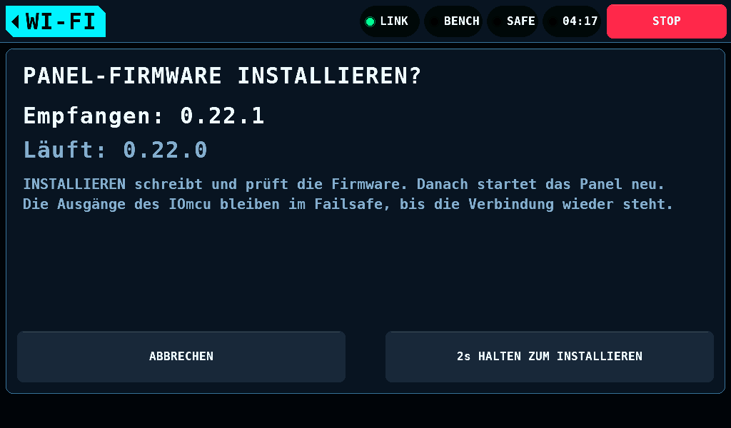 Ein neueres Image wartet