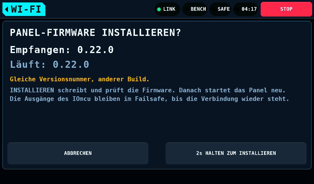 Dieselbe Version, ein anderer Build