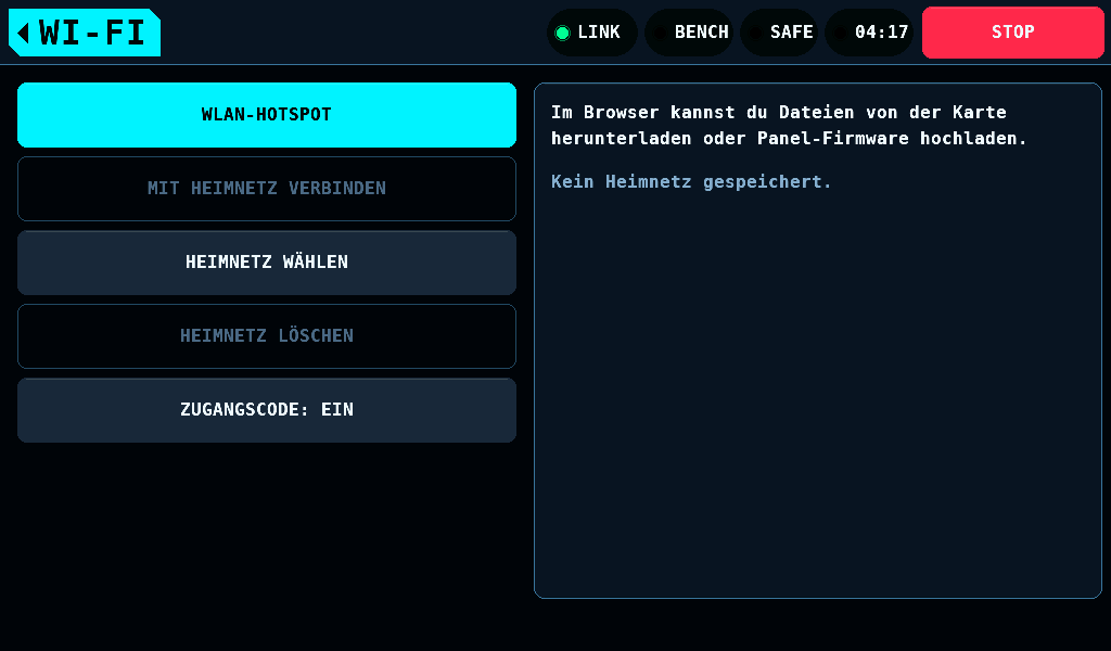 Kein Heimnetz gespeichert