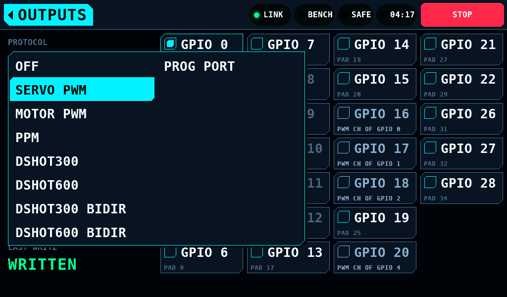 The protocol list