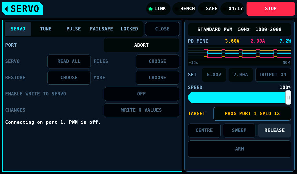 An operation running