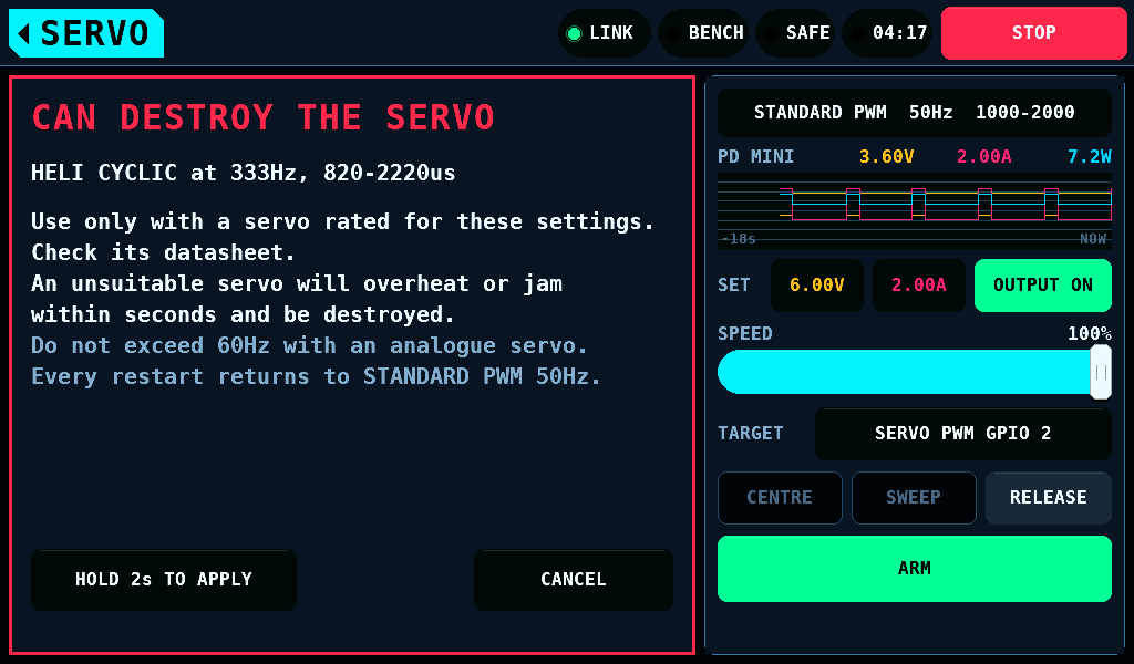 CAN DESTROY THE SERVO
