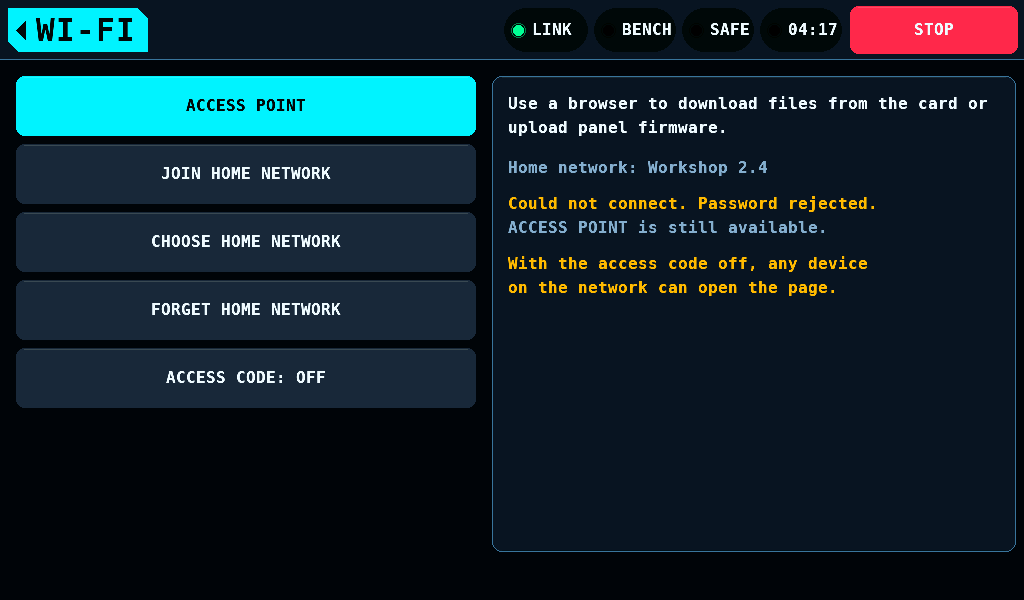 A home network is kept